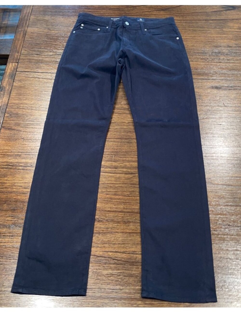 AG Graduate Tailored Pant 32x32 SUD Navy Blue Office Workwear Stretch Trouser